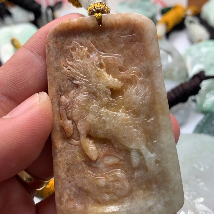 颈饰未镶嵌翡翠保真天然a货翡翠