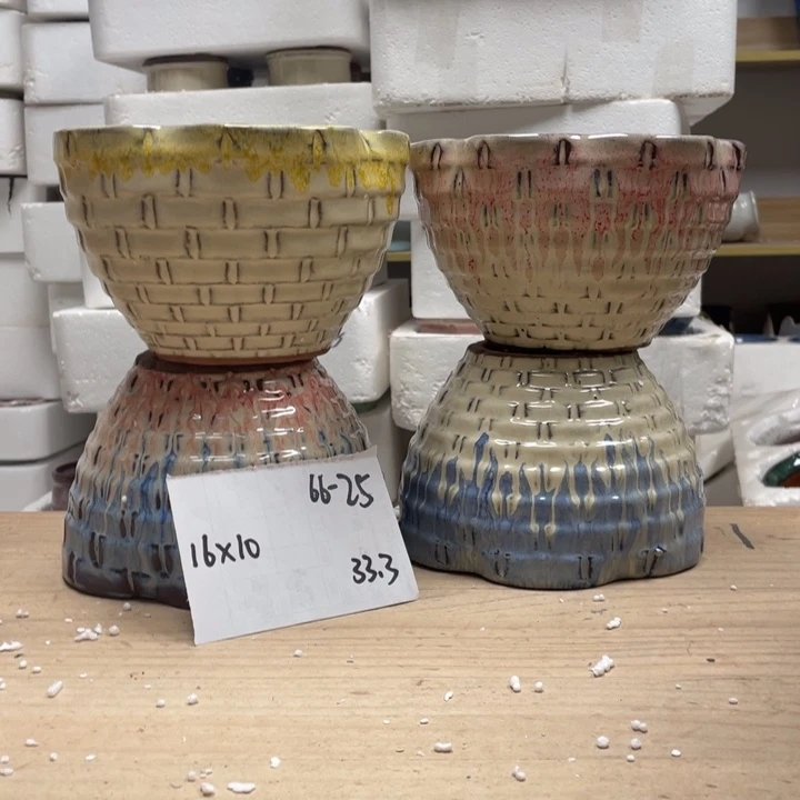 紫砂花盆多肉花盆微瑕25