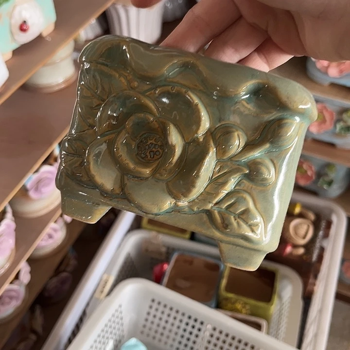 紫砂花盆粗陶材质多肉花盆