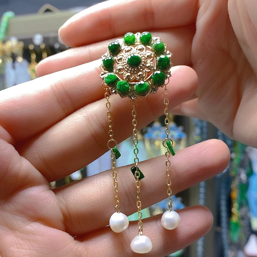 未镶嵌翡翠耳饰翡翠