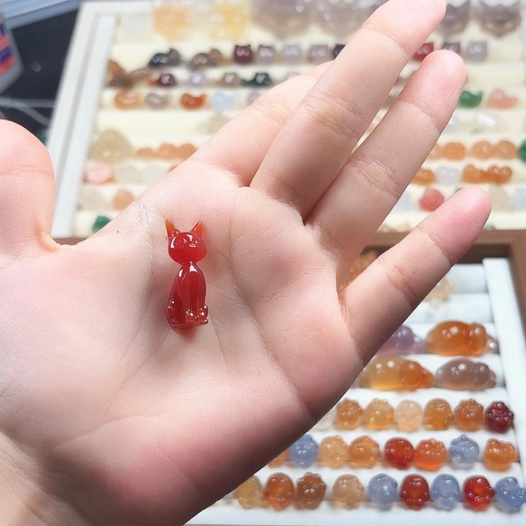 幸***星玛瑙/玉髓未镶嵌颈饰