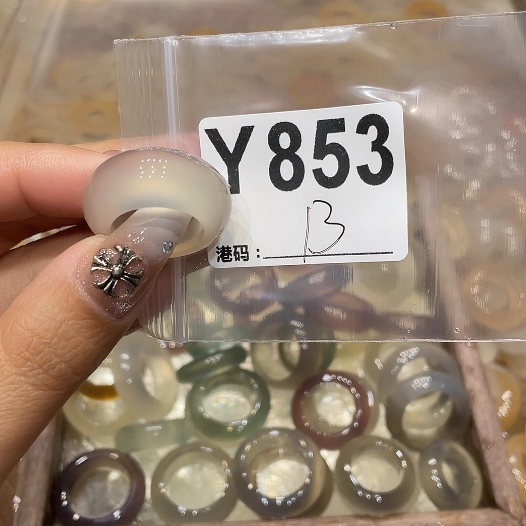 玛瑙/玉髓未镶嵌戒指853