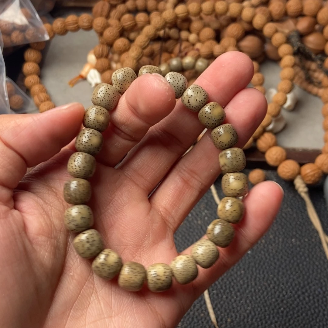 文***文星月手串石玉料0.9尺