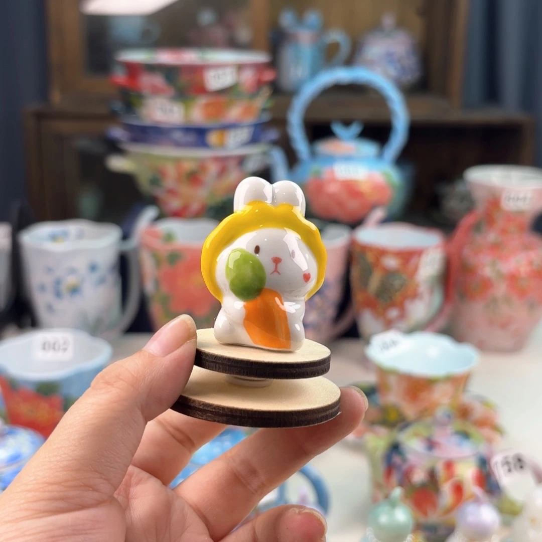 景德镇手绘高温釉下彩陶瓷茶具