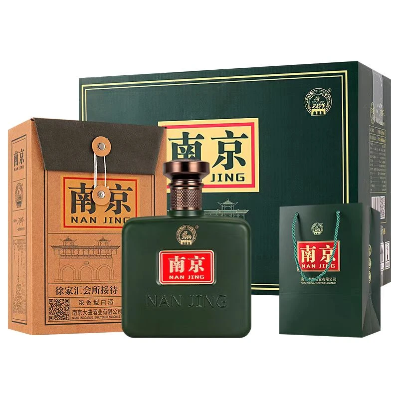 浓匠南京酒浓香型固态法白酒        52度500ML*4瓶