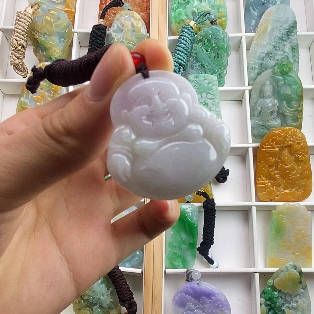 翡翠未镶嵌颈饰天然翡翠