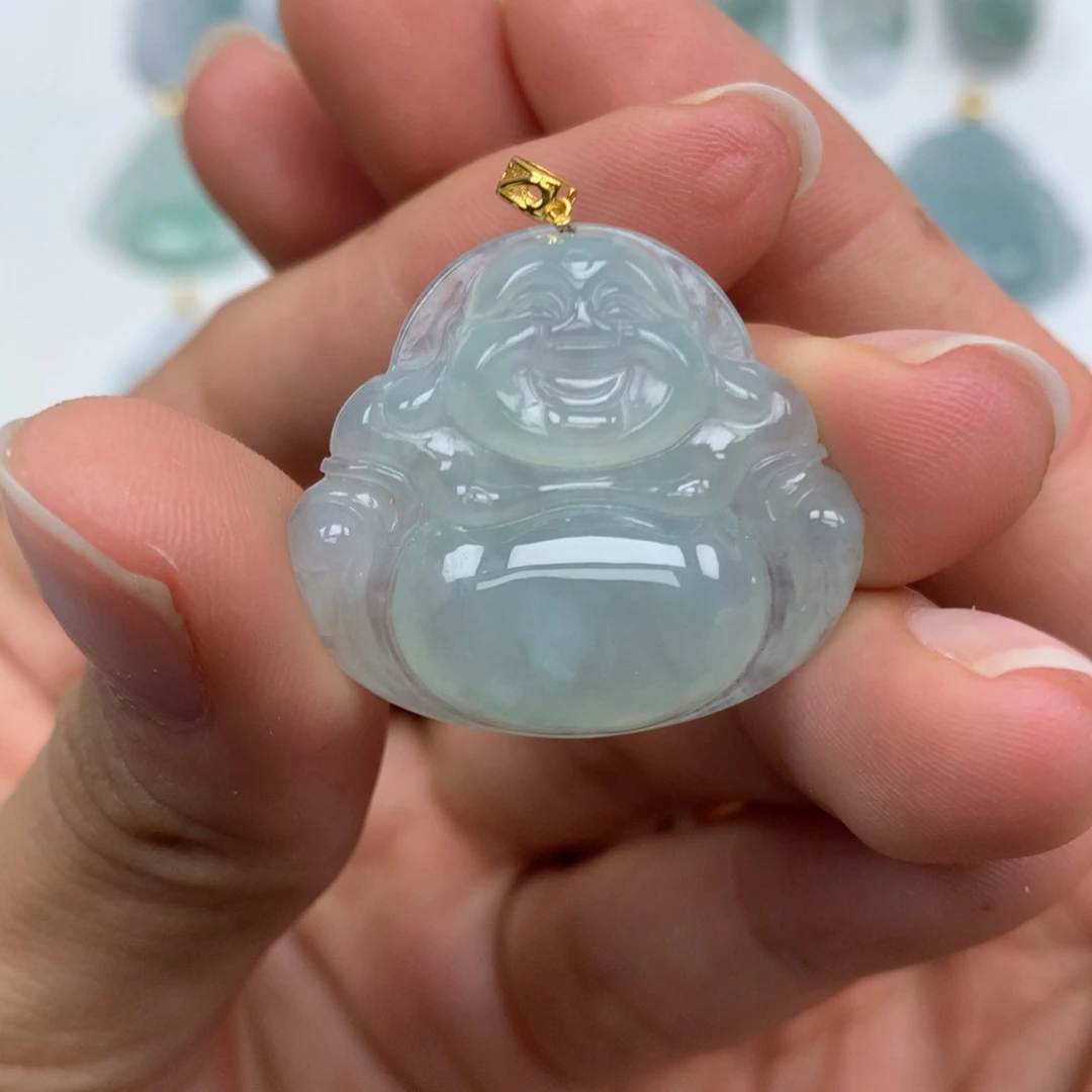 颈饰未镶嵌翡翠天然