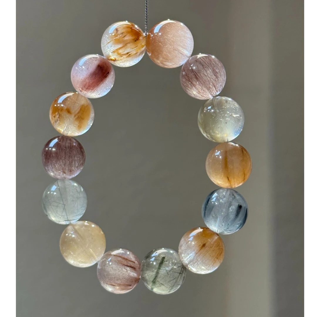 原创设计品牌“丝绒梦幻”高品彩兔毛手串063