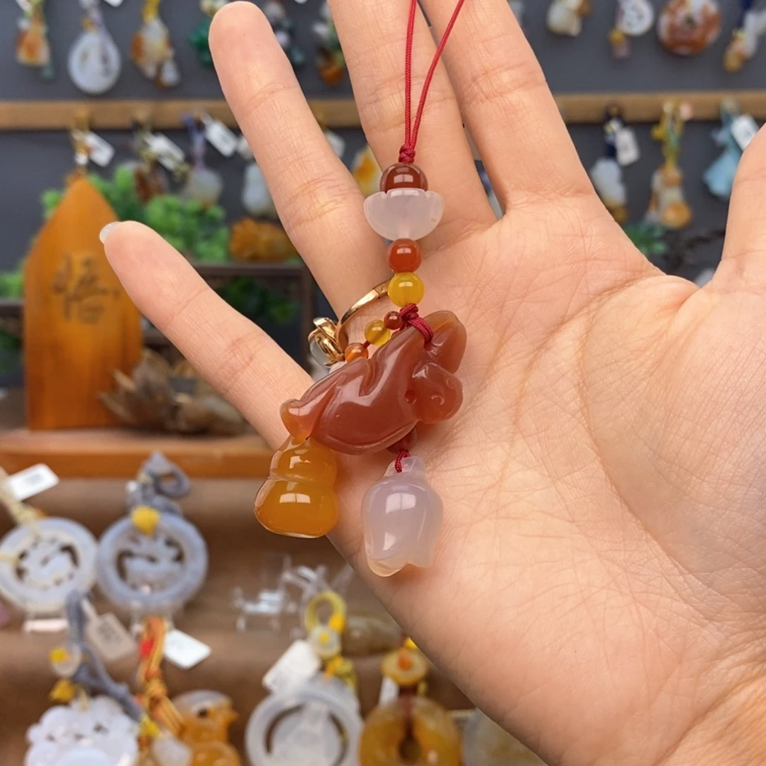 玛瑙/玉髓车挂未镶嵌66666666