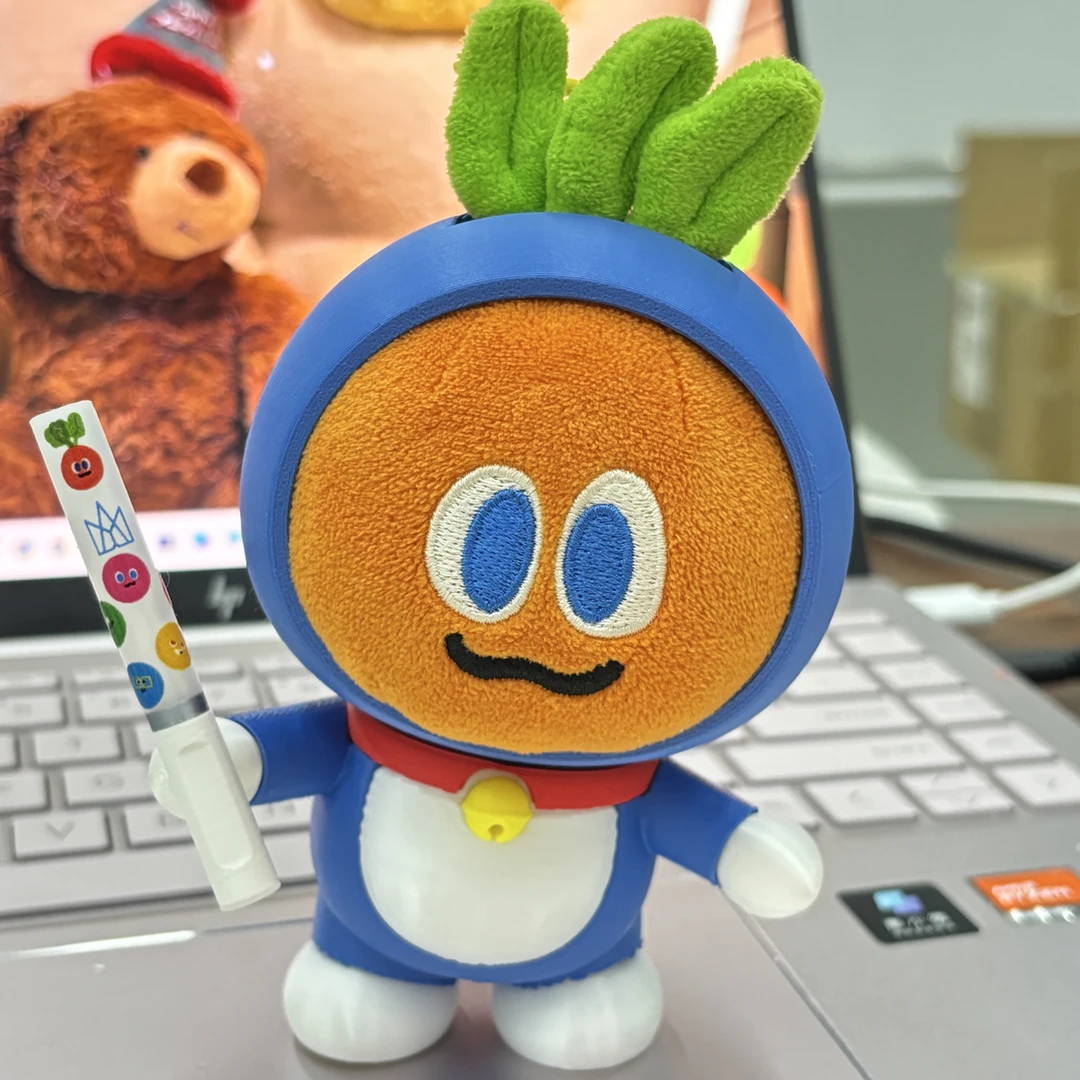 【伸出圆手！】五月天五球胡萝卜娃衣头套摆件 可挂