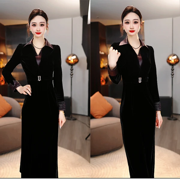 红人上新温柔贤惠元素连衣裙2025年收腰流行气质轻奢连底裙