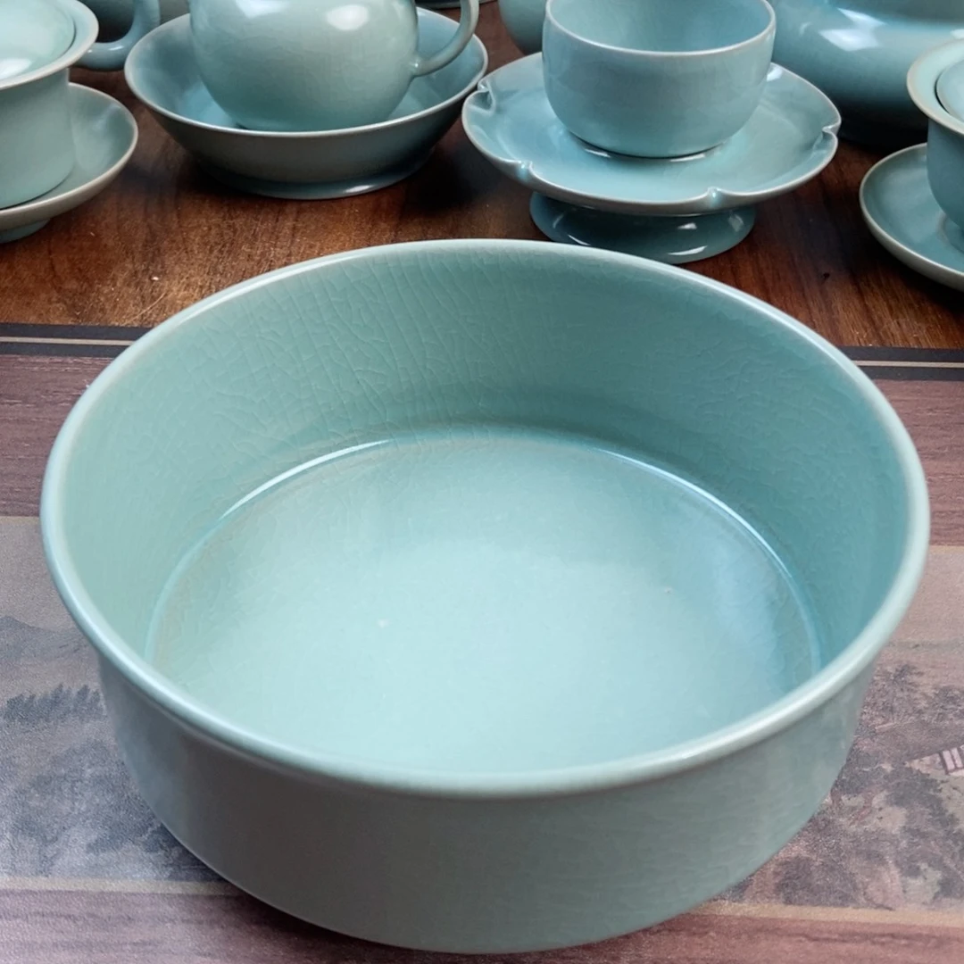 摆件原产地原矿汝瓷～茶器