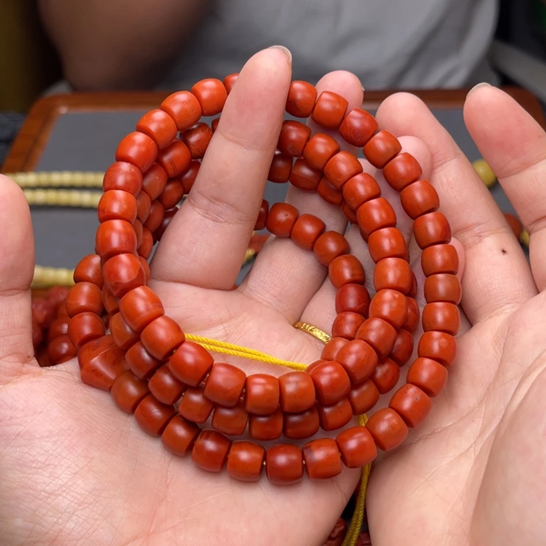 南红玛瑙配饰卡9毫米➕未镶嵌