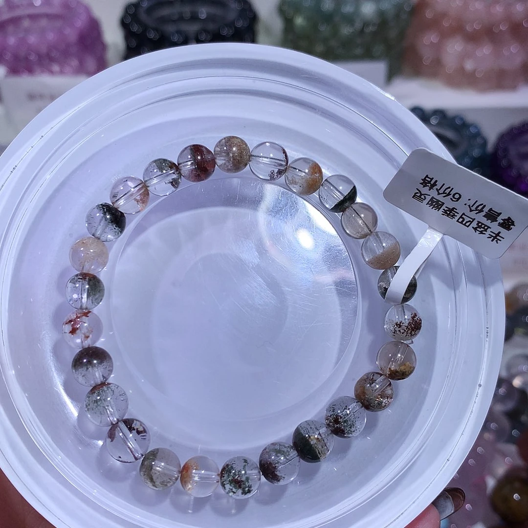 未镶嵌手链水晶（全净体四季幽灵7+）