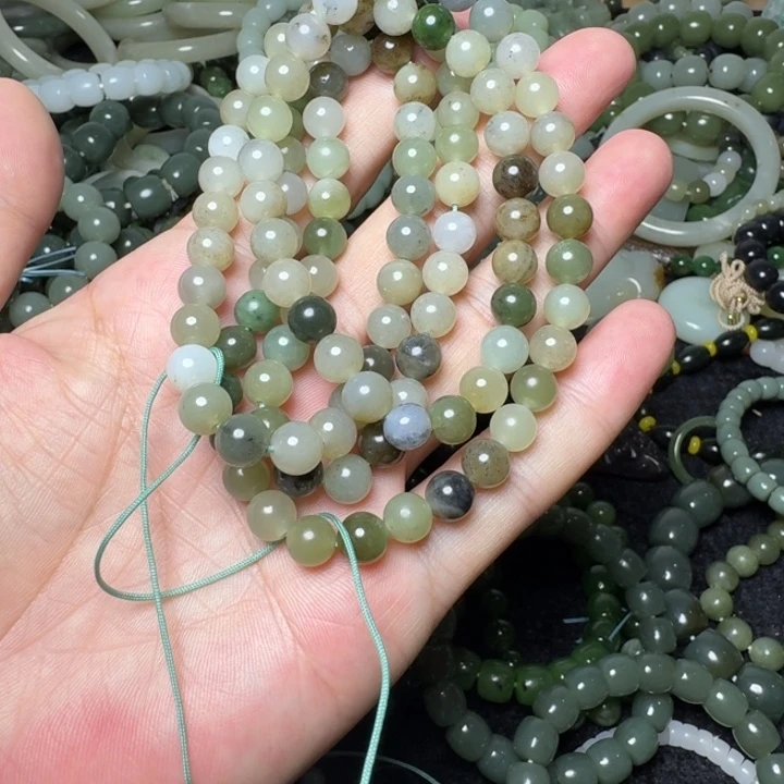 未镶嵌手串和田玉108卡8