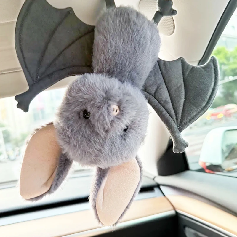 抢【包邮】超萌搞怪万圣节蝙蝠猪玩偶趣味毛绒玩具宿舍网红创意玩偶