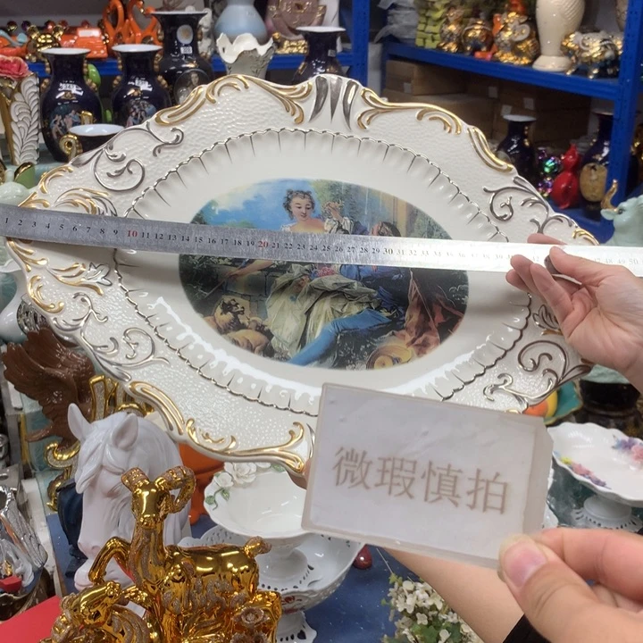 摆件微瑕陶瓷介意勿拍