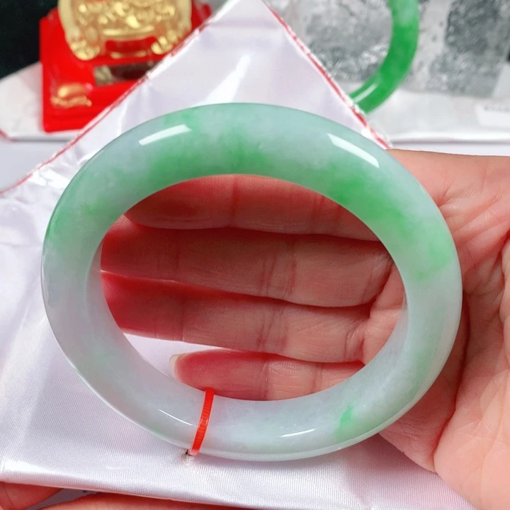 未镶嵌手镯翡翠  编号S101847 正圈60.8