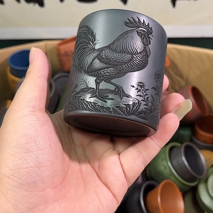 茶杯紫砂全手工紫砂主人杯
