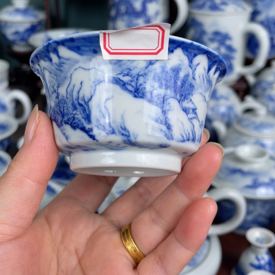 陶手工手绘青花、青花