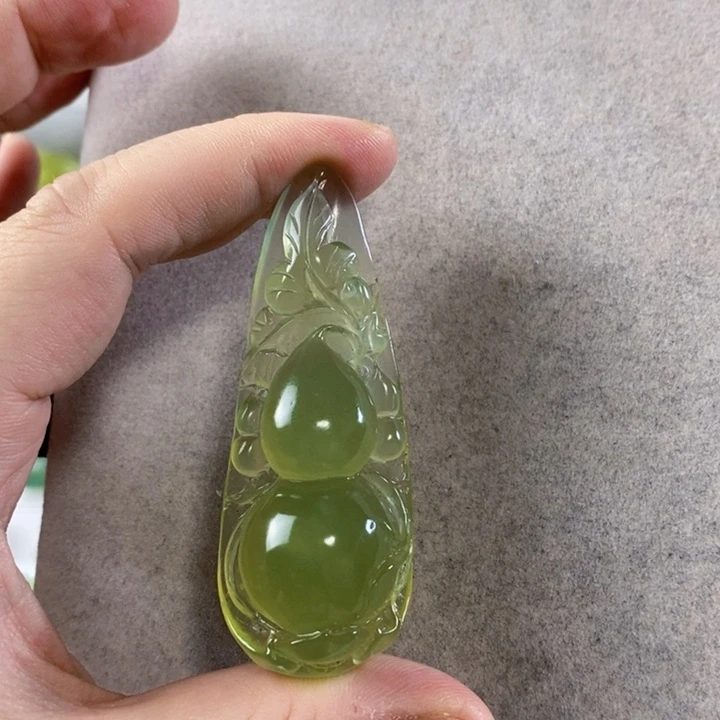未镶嵌岫玉挂件吊坠