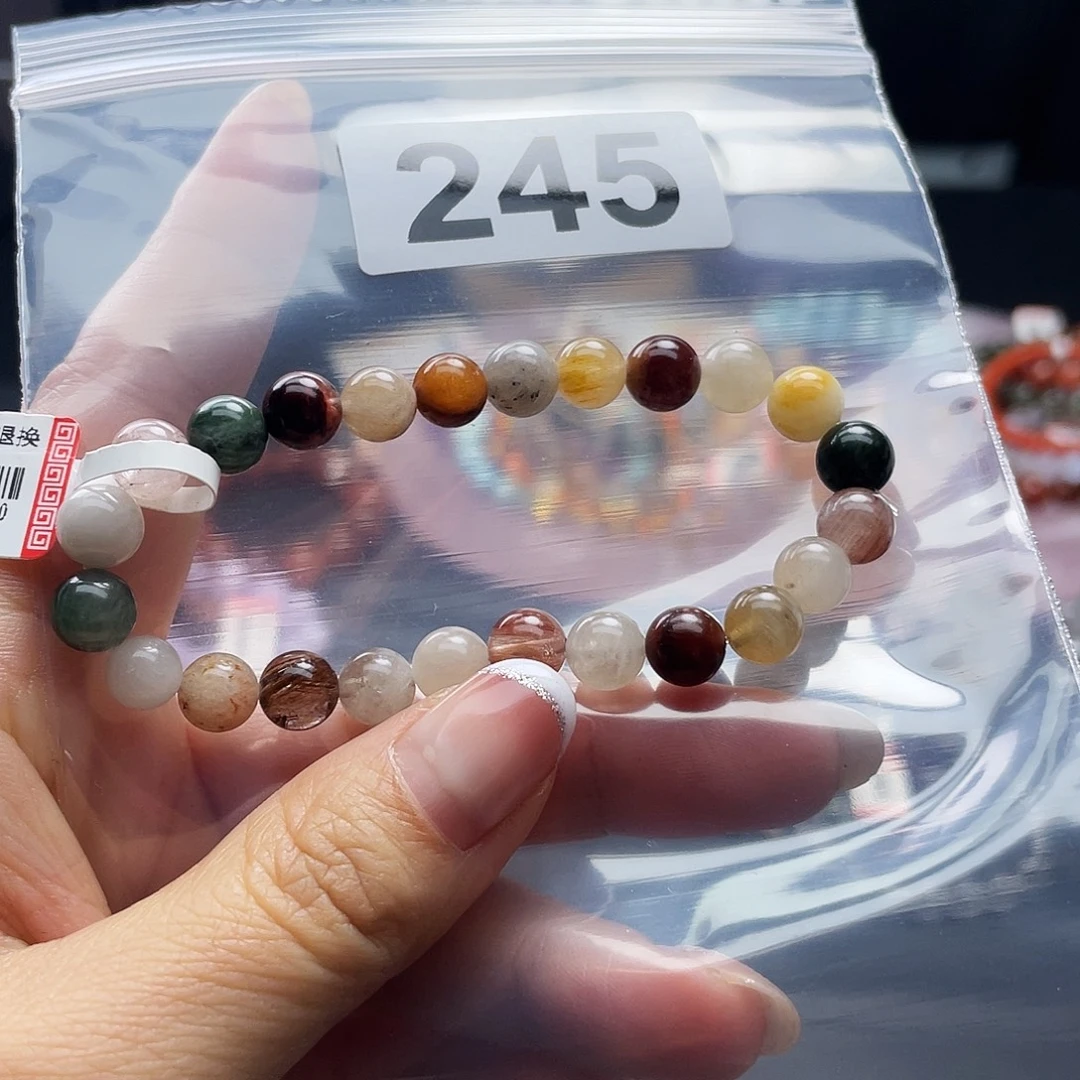 水晶未镶嵌手串手串245。