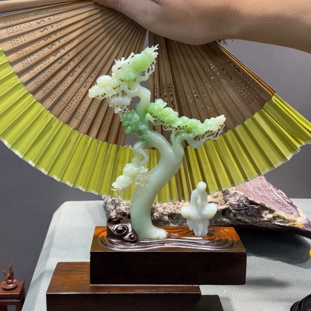 和田玉未镶嵌摆件