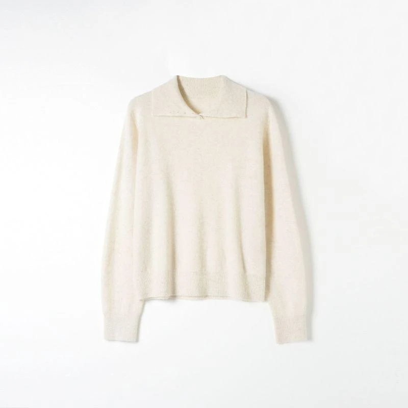 2026小翻领牦牛绒毛衣830323