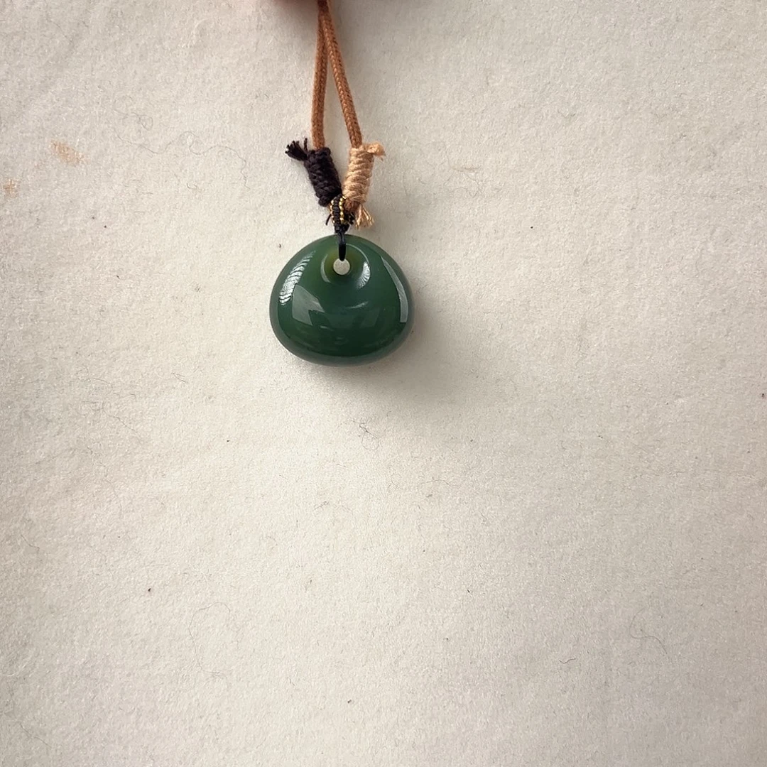 和田玉（碧玉）未镶嵌吊坠(不含链)