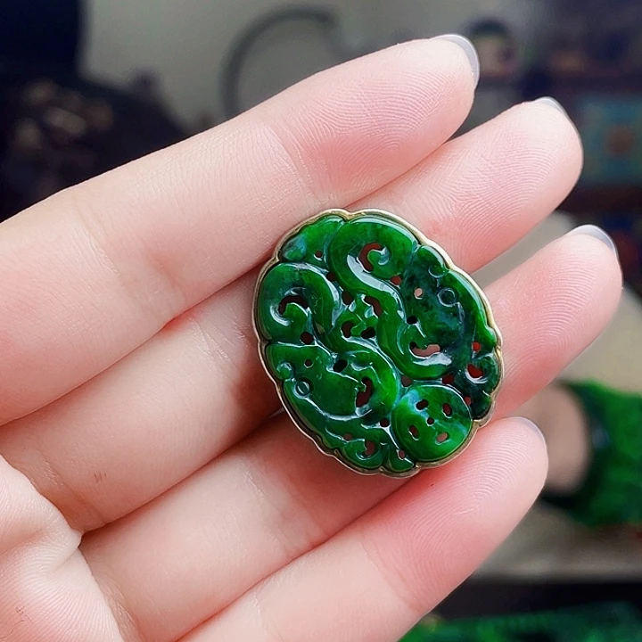 翡翠银S925镶嵌颈饰多样性