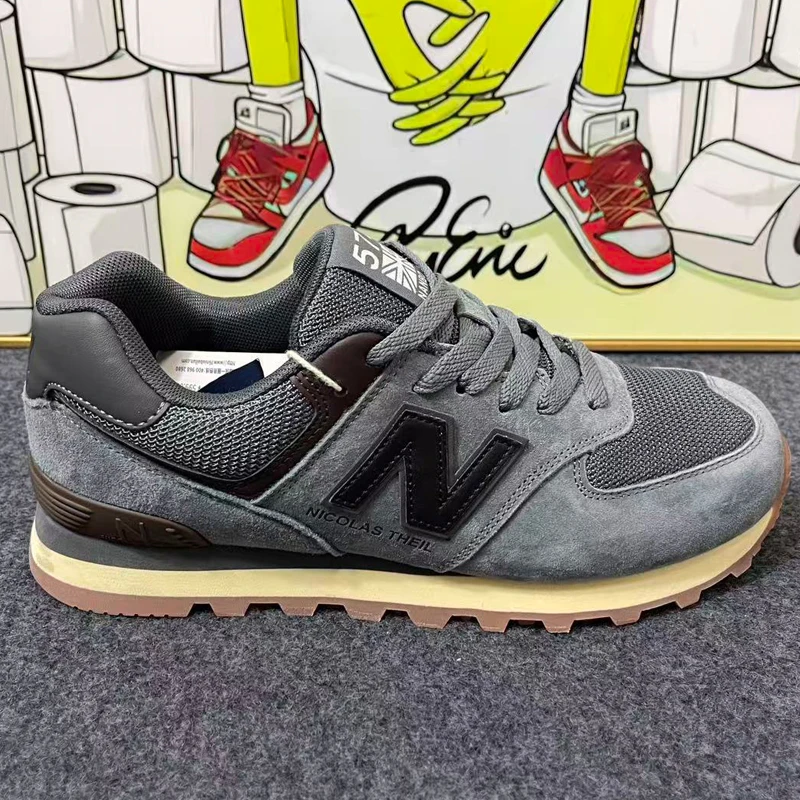 【头层真皮】专属男女同款复古休闲运动鞋软底舒适跑步鞋