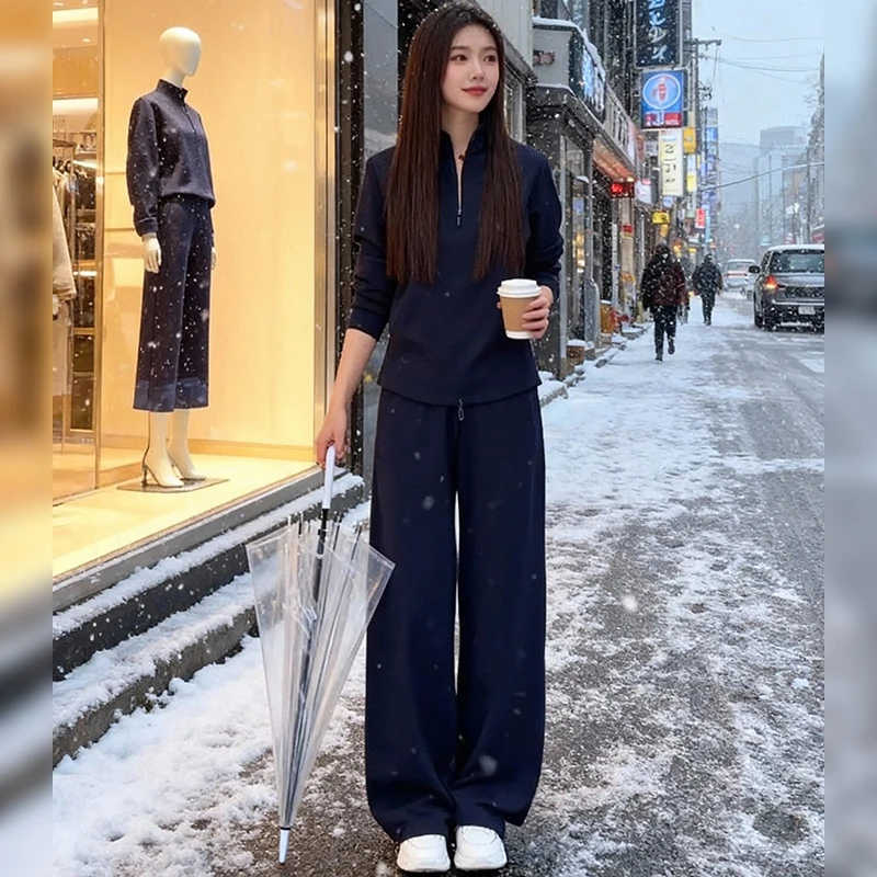 休闲风慵懒风街头风法式时尚套装宽松早秋女装时尚西装秋季上衣