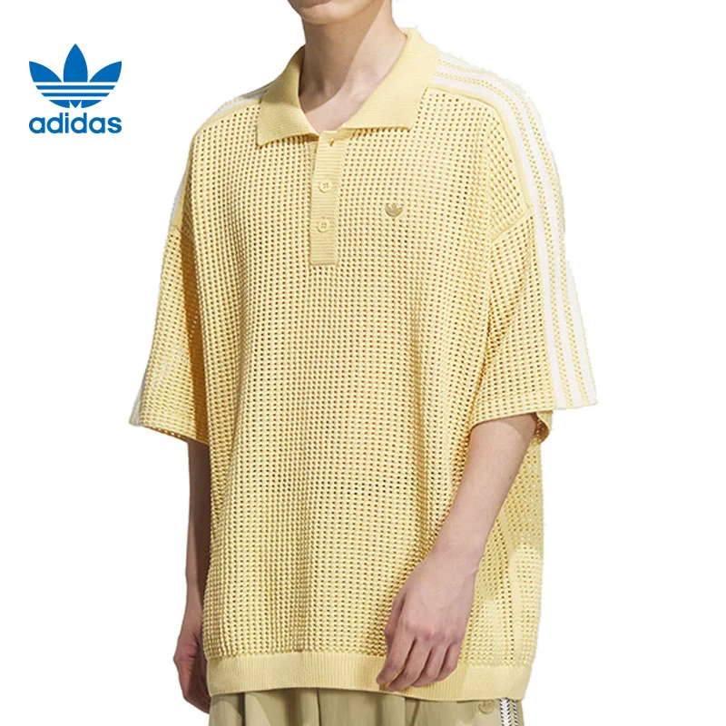 Adidas阿迪达斯三叶草男子运动休闲短袖T恤KE5814