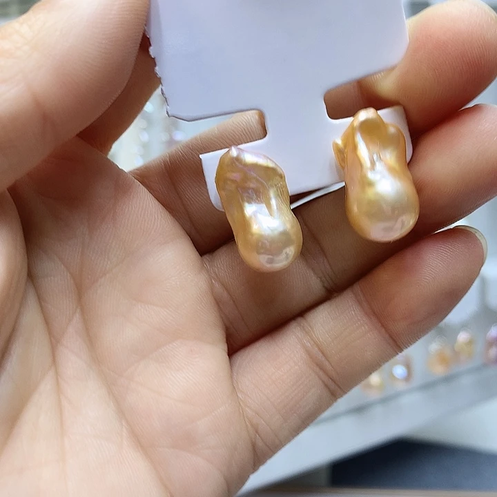 巴洛克淡水珍珠银S925镶嵌