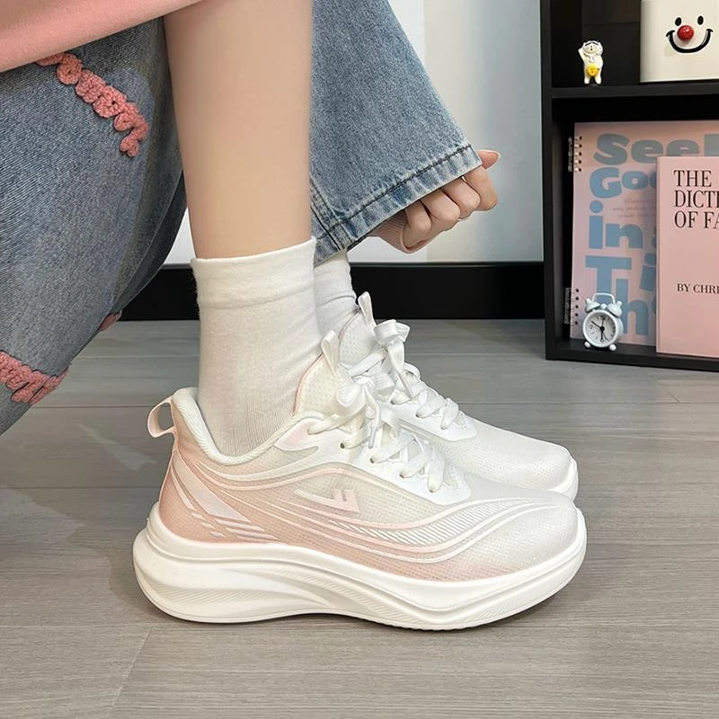 回力运动鞋女款夏季2025新款百搭爆款轻便网面透气减震跑鞋小白鞋