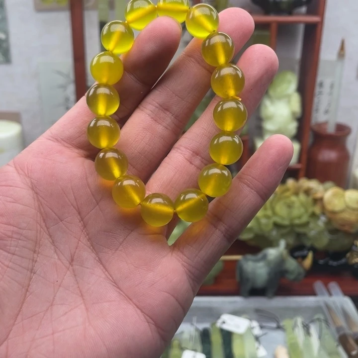 未镶嵌蛇纹石玉四大名玉手串