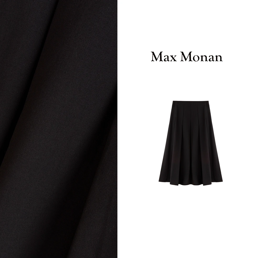 【Max Monan】气质休闲时尚高腰简约半身裙DD24WX220