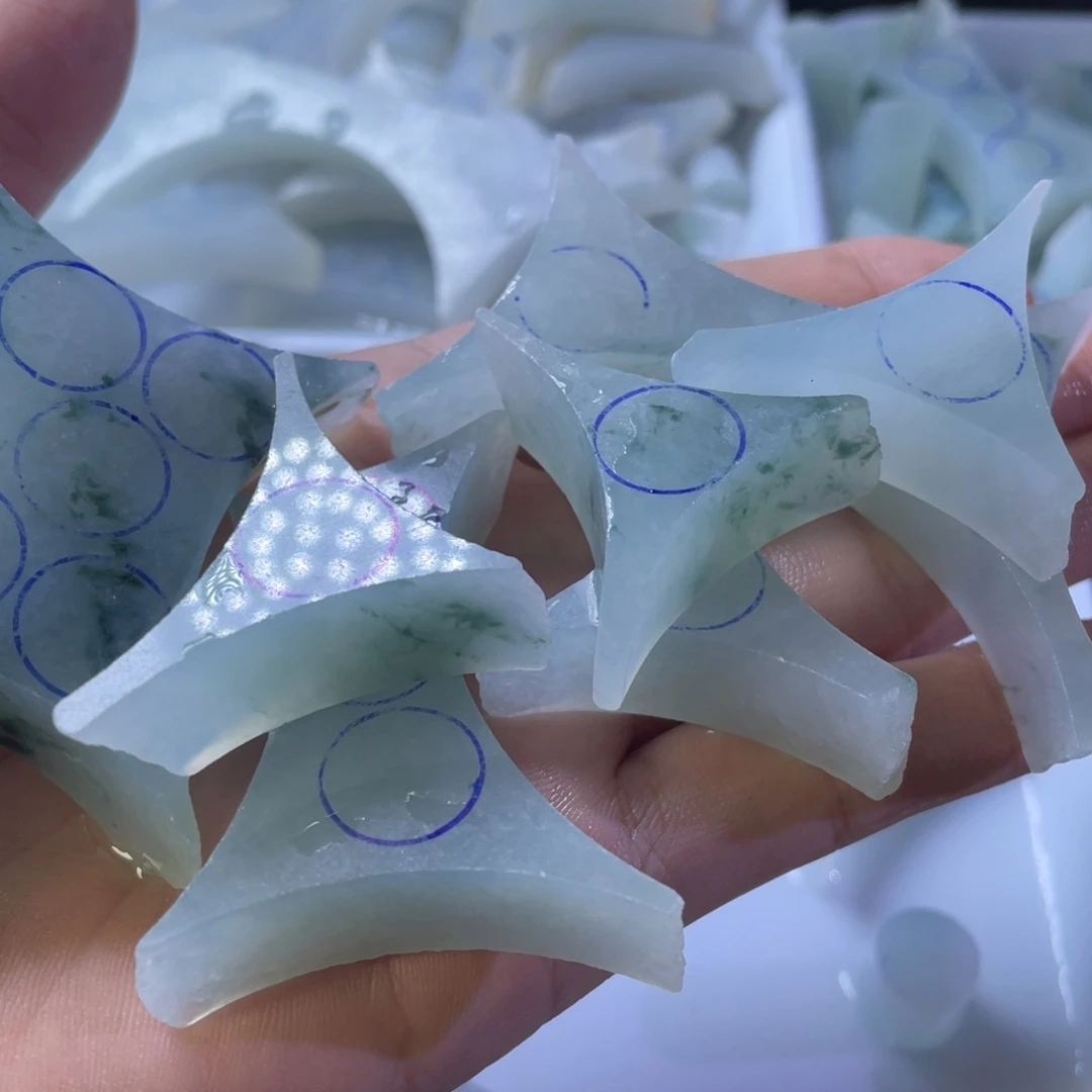 法***海定制翡翠未镶嵌包工