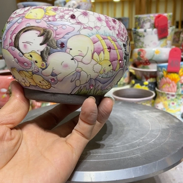 景德镇艺术手绘作品