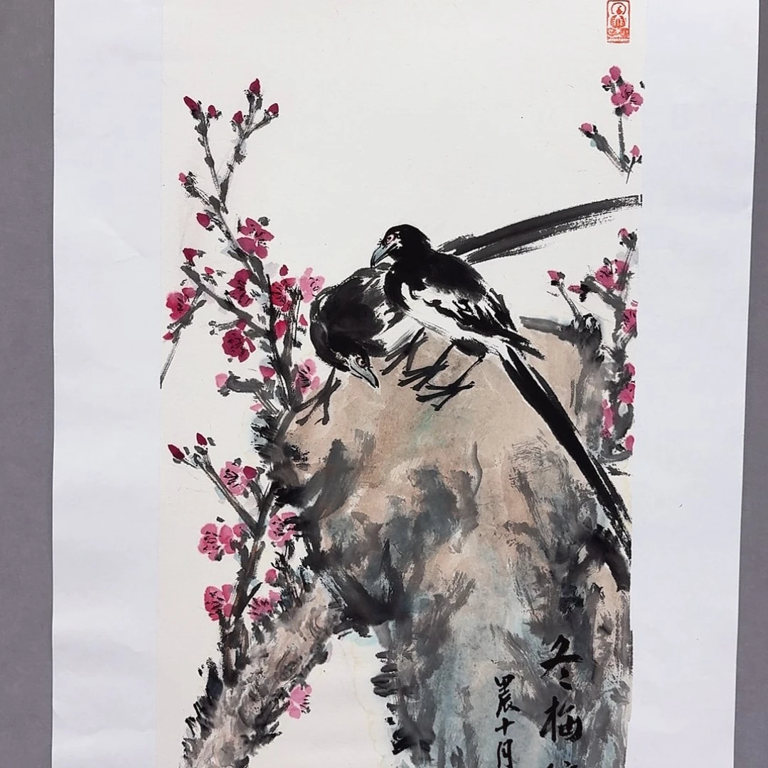 国画亲笔手绘放心去藏