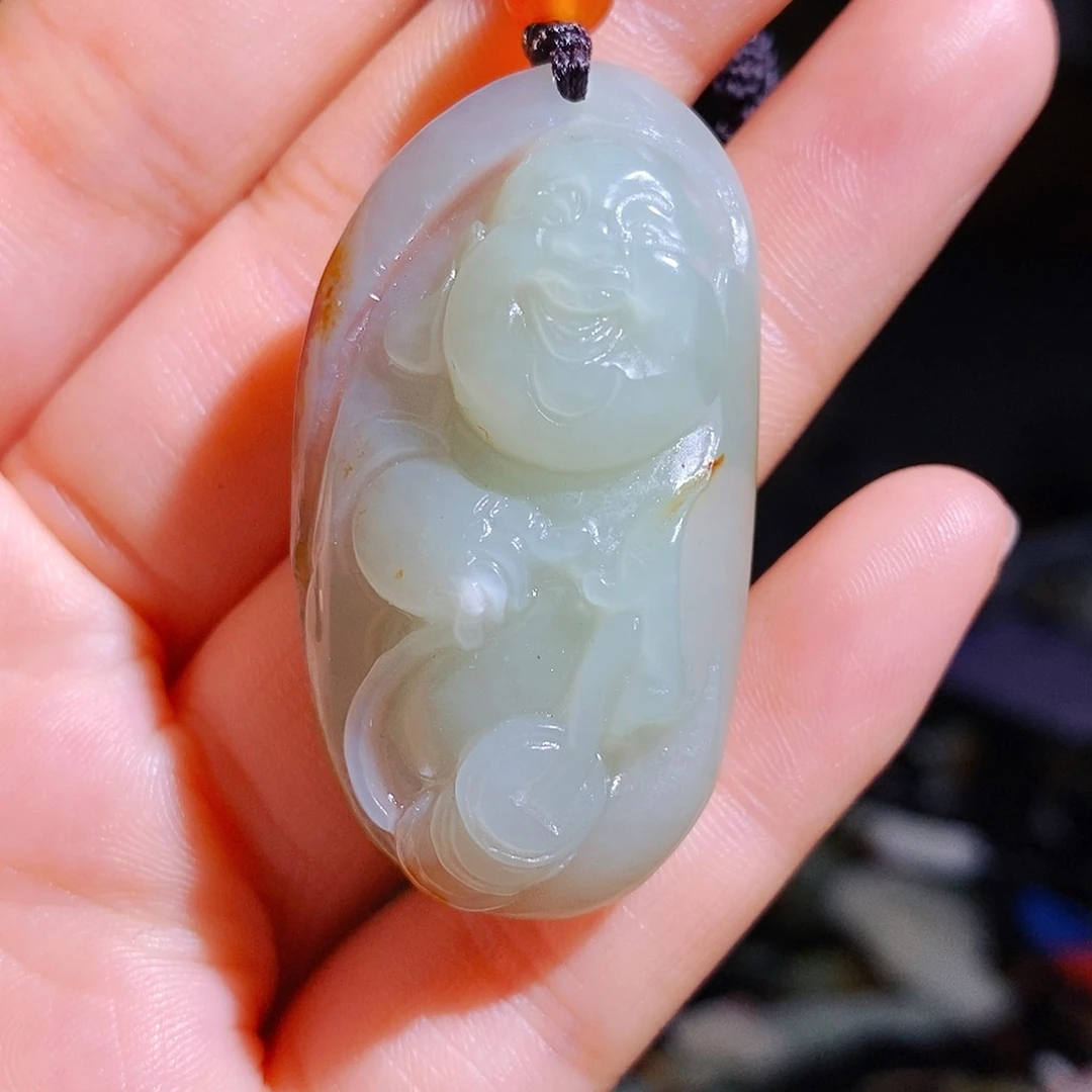 和田玉颈饰未镶嵌