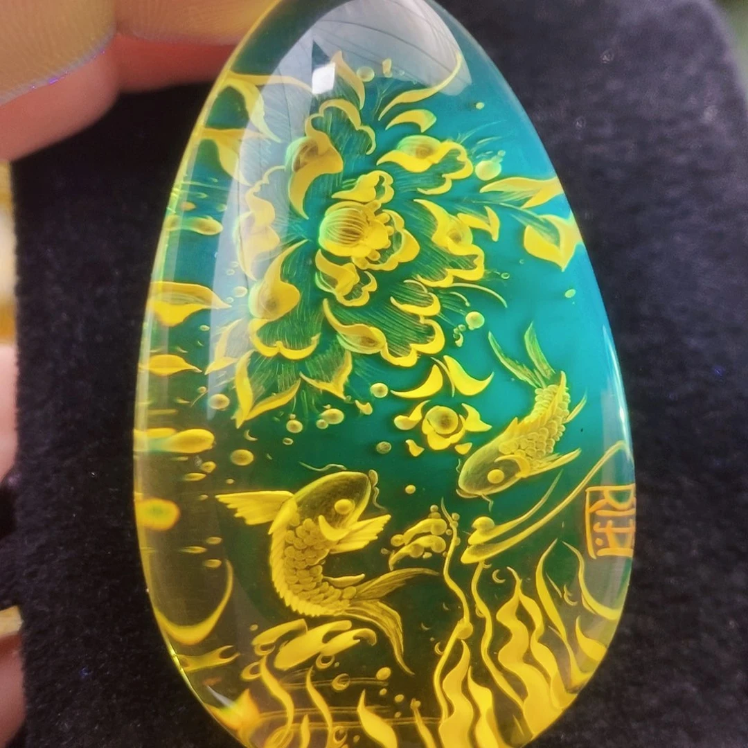 【闪购商品】金珀吊坠(不含链)未镶嵌