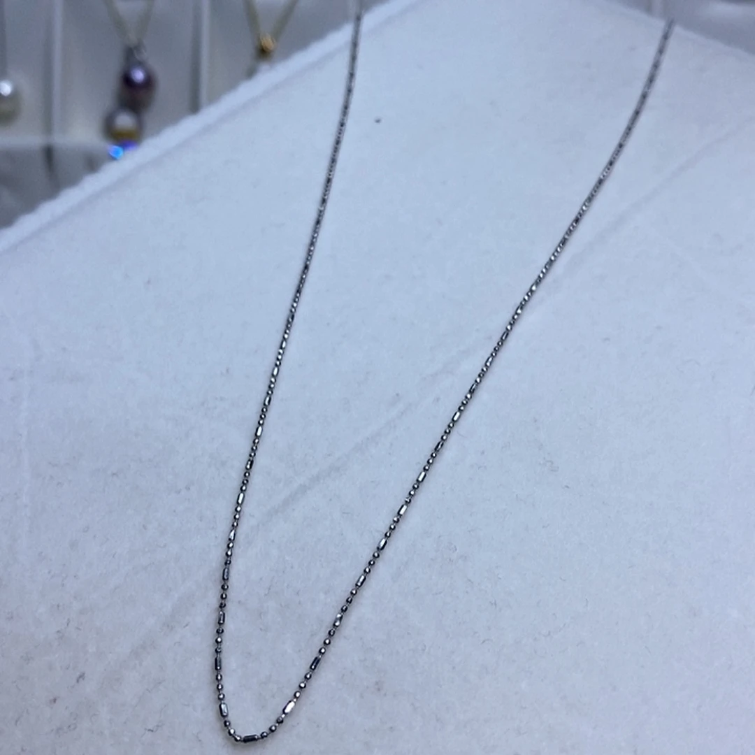 淡水珍珠银S925镶嵌吊坠赠合金链条