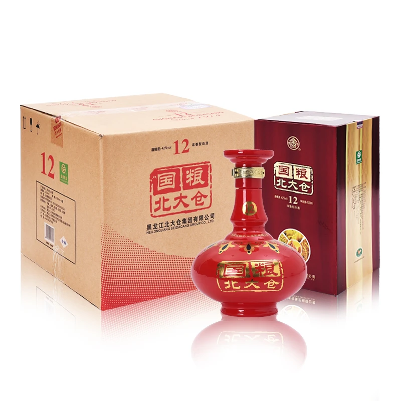 北大仓国粮年份酒12 浓香白酒传统婚宴高端浓香42度500ml