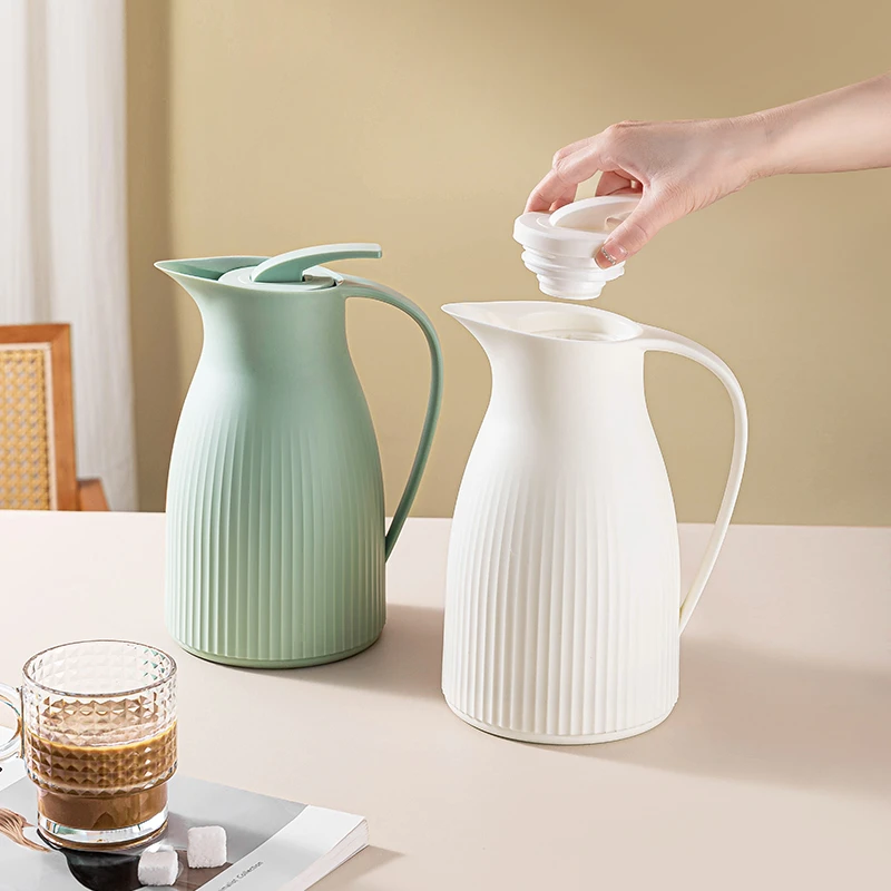 1000ml 家用保温水壶 大容量暖水壶玻璃 办公室新款