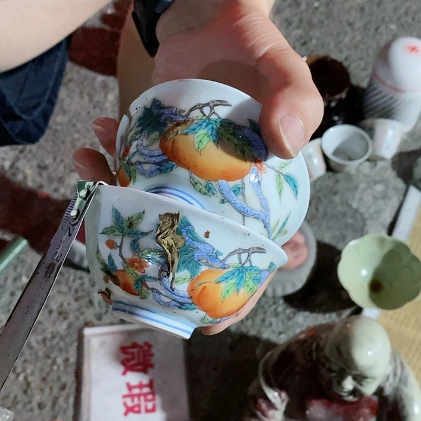 【闪购商品】瓷片松**布景德镇现代工艺品