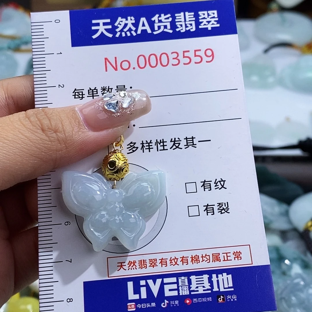 翡翠未镶嵌颈饰3559