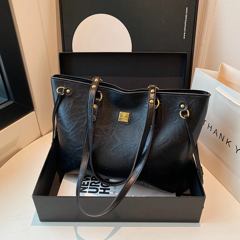 【工厂直销】新款时尚百搭潮流女包单肩斜挎包6091黑色