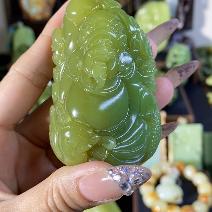 未镶嵌和田玉把件李**李
