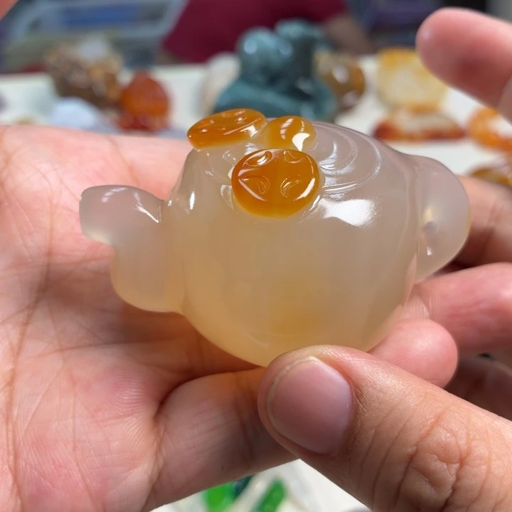 玛瑙/玉髓未镶嵌吊坠(不含链)